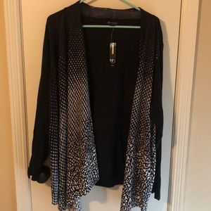 Black sweater with fun accents